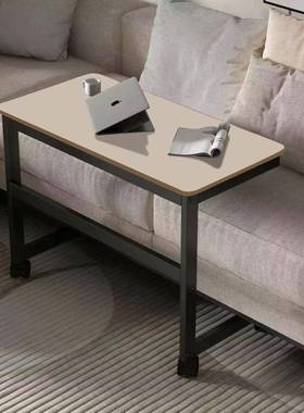 简易可动14280边小桌家用简约卧室户移型床边长带轮小桌子学习书