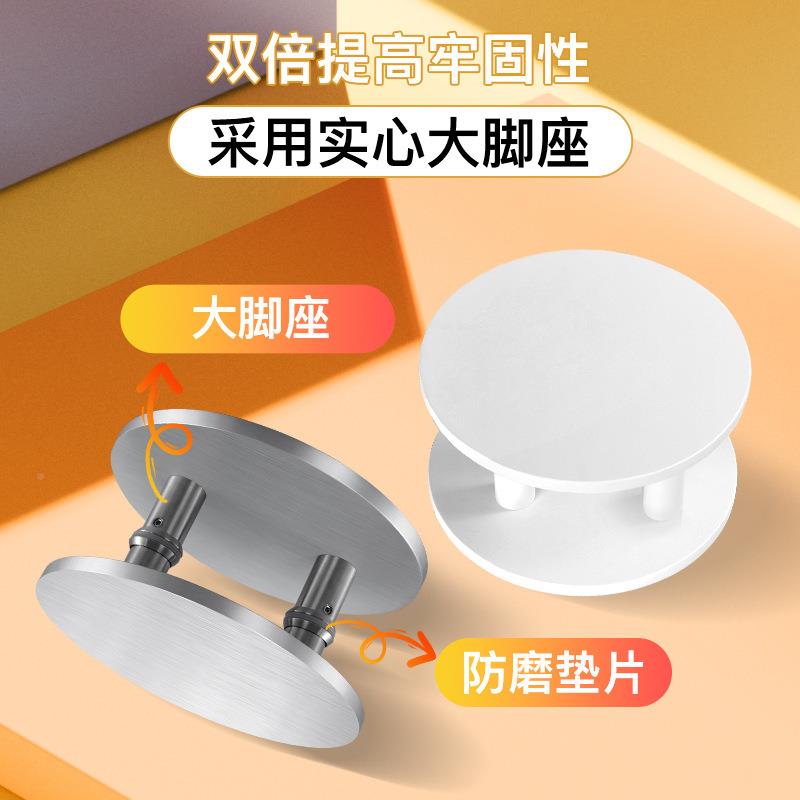 玻璃门手圆形黑白色114拉大门把手服装铺现店简约轻奢代实木木门拉手