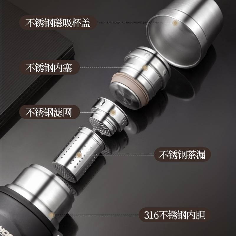 琪虎热水瓶保温家用新款2023大容量焖茶不锈钢内胆开水保温暖水壶