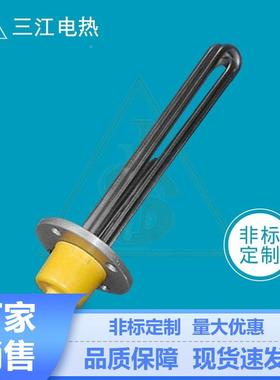 12406材质反应釜蚀电热3管耐腐发热管厂大功率加热管家生产