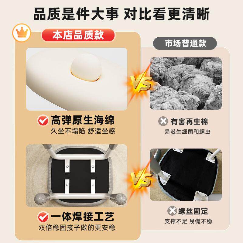 儿童学习家用久坐电脑椅可升降小椅学生写房字XTJ靠椅背椅书书桌