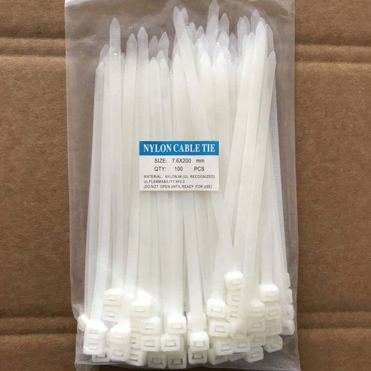 环保尼龙扎带 12*800mm 国标扎带 100条/包 黑色白色尼龙扎带