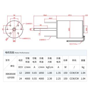 信达12V42VZGE直流高速电机150大率大扭小马达正力反功转调速电动