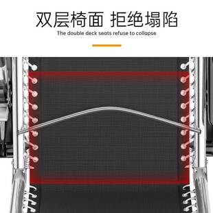 折叠躺椅阳午休背午睡椅台家用休子闲折叠床懒人靠沙发藤编椅子