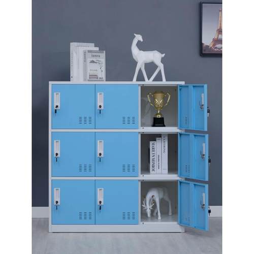 带锁舍收纳工文见详情件柜更衣柜挂锁铁包W宿*书柜教员室学生储物