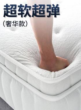 席梦思床0垫家软硬两用酒2cm厚双人1.8米1.5MWK店公寓乳胶弹簧用