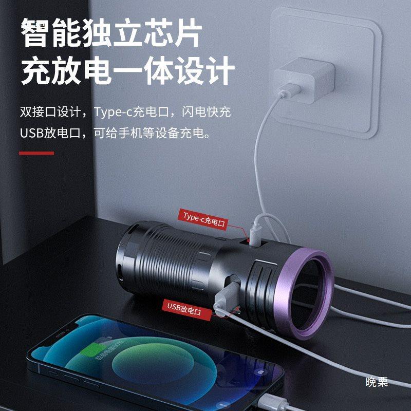 紫thj#lolo伍德氏检测紫灯鉴定翡翠烟酒钞油污大功率验外线手电光