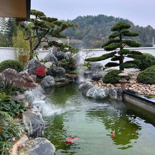 泰山石庭院鱼池假10000山制作矿石山料园林景观河道点护坡缀造景