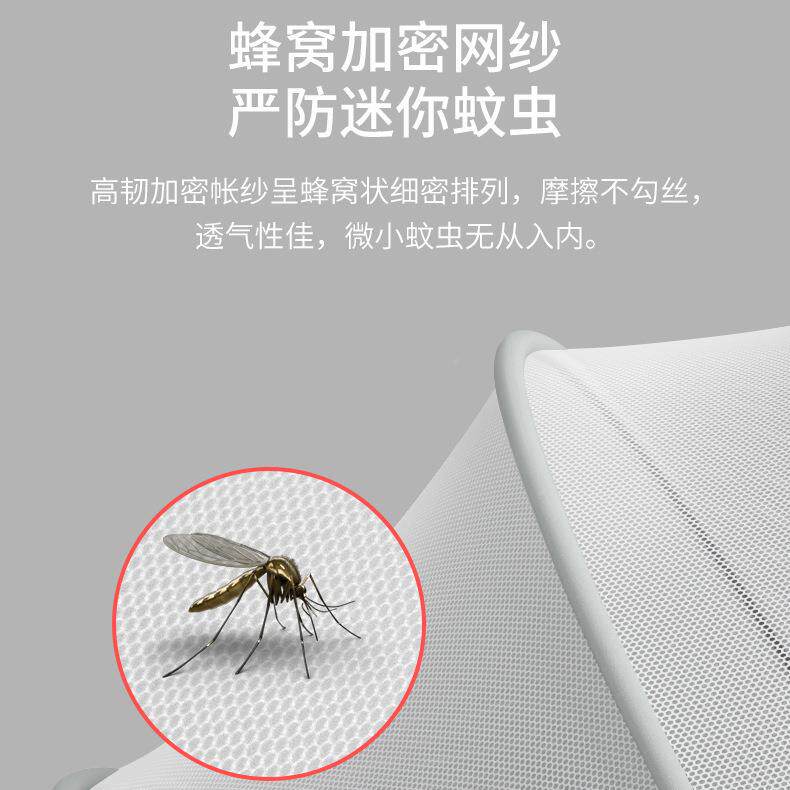 婴蚊帐罩折叠XYIQIZIG可宝小床全罩式通用防蚊罩儿儿童蒙古包无底