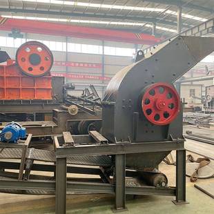 建小破型锤式玻200*300璃粉碎机水泥砖头锤式碎石筑石料垃圾碎机