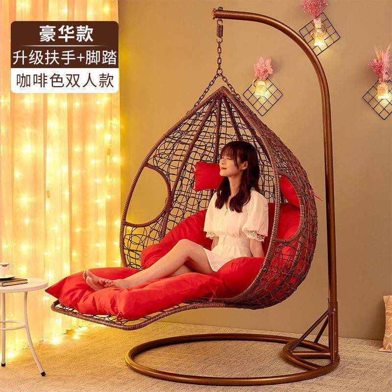 吊篮藤椅吊椅秋千懒人鸟巢摇摇椅阳台家用吊床成人室内吊兰座椅