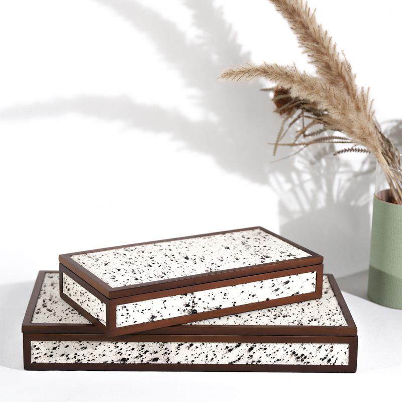 轻奢出口品质马毛饰品盒酒店别墅样板间家居客厅茶几收纳盒摆件,电子元器件市场,其它元器件,淘宝优惠券,粉丝福利购,淘宝优惠卷