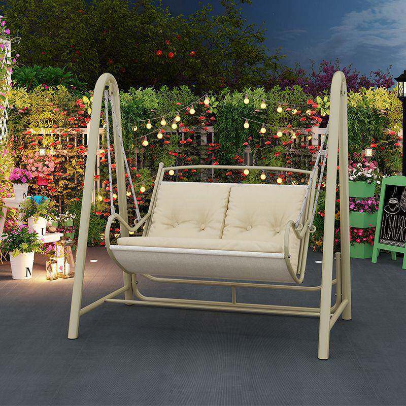 户外花园秋千家用吊椅室外室内阳台单人吊篮双人吊床庭院网红摇椅