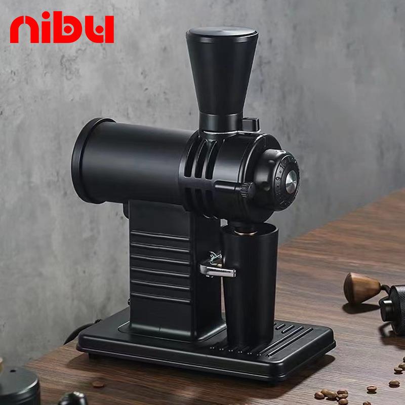 尼布鲨齿单品咖啡磨豆机电动商用家用咖啡豆研磨机手冲咖啡磨豆机