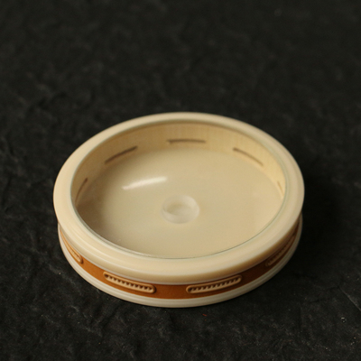 精品名家小谭纯手工制作天然w有机老葫芦万体鸣虫盒橄榄核出声口