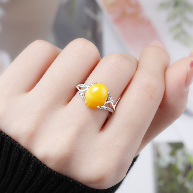 S925银戒指空托镶嵌戒托 5*6 7*8 8*9 10*11 9*10 11*12 8Y*11 6*