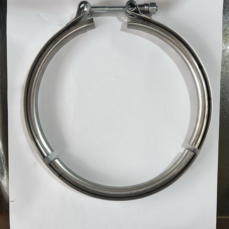 不锈钢双层加厚排气管u卡箍大口径带槽抱箍国五后处理喉箍