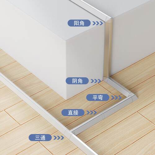 明线槽铝合金线槽隐形槽线自粘装防踩美线化装饰走ZYR线槽盒