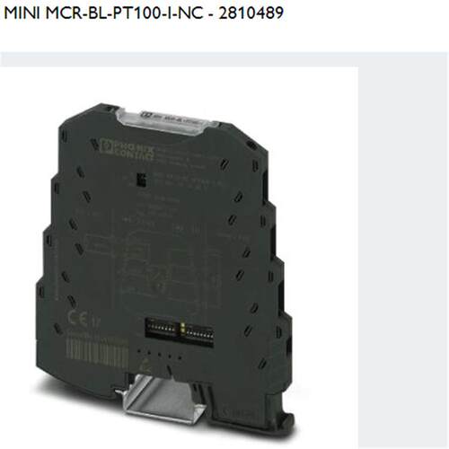 MINI MCR-BL-PT100-I-NC菲尼克斯 phoenix2810489温度测量变送器