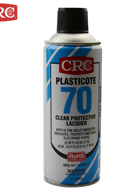 美国crc70自喷三防漆2043防潮胶pcIb电线路板绝缘透明快干保护剂