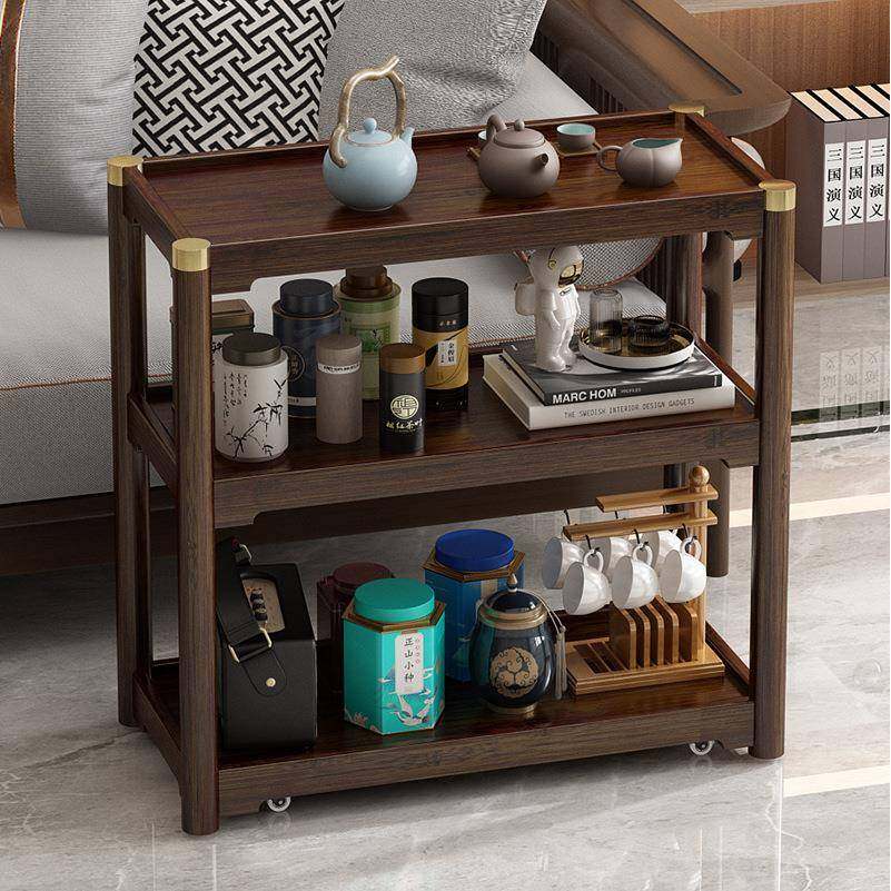 茶几边几新中式带轮角沙发侧竹可移动家用台柜小桌子亚马逊直销,基础建材,脚轮/万向轮,淘宝优惠券,粉丝福利购,淘宝优惠卷
