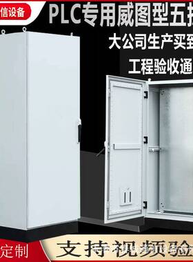 仿威图柜ES五折柜控制柜plc五折型材机柜出口基业箱玻璃门配电柜