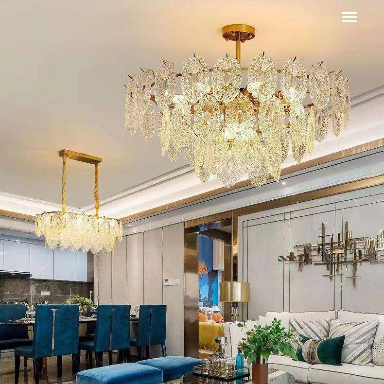 法式轻奢水晶吊灯2025新款复古卧室客厅灯家用过道餐厅组合灯具,家装灯饰光源,智能吊灯,淘宝优惠券,粉丝福利购,淘宝优惠卷