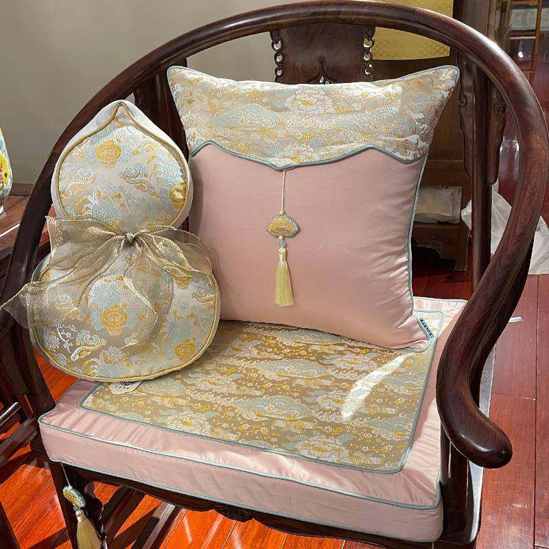 。。中式流苏靠枕轻奢抱枕沙发客厅轻奢感粉色结婚靠垫套婚礼高绸,居家布艺,抱枕被,淘宝优惠券,粉丝福利购,淘宝优惠卷