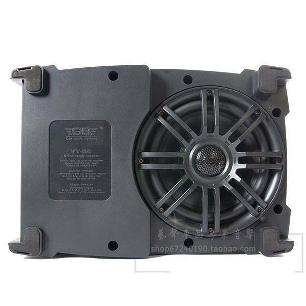 车载12V重低音炮8寸喇叭音箱汽车低音炮超薄有源功放超