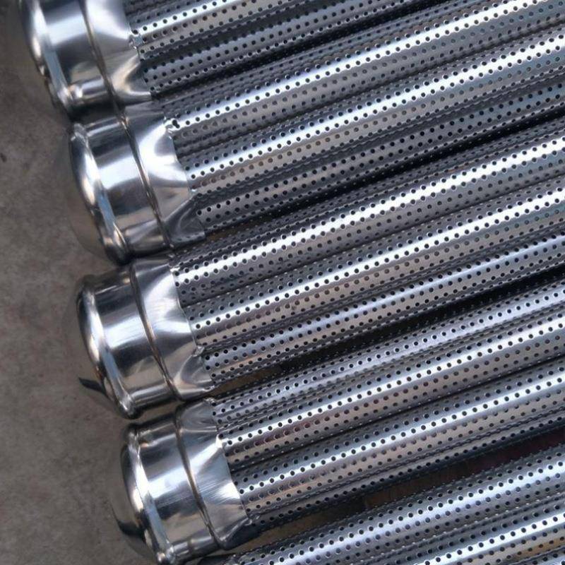 不锈钢烛式过滤器滤芯骨架梅花型带孔支撑管04船舶蜡烛滤芯