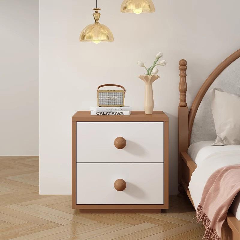 法式复古风小斗柜卧室抽屉柜家用客厅靠墙夹缝柜窄柜收纳储物柜子