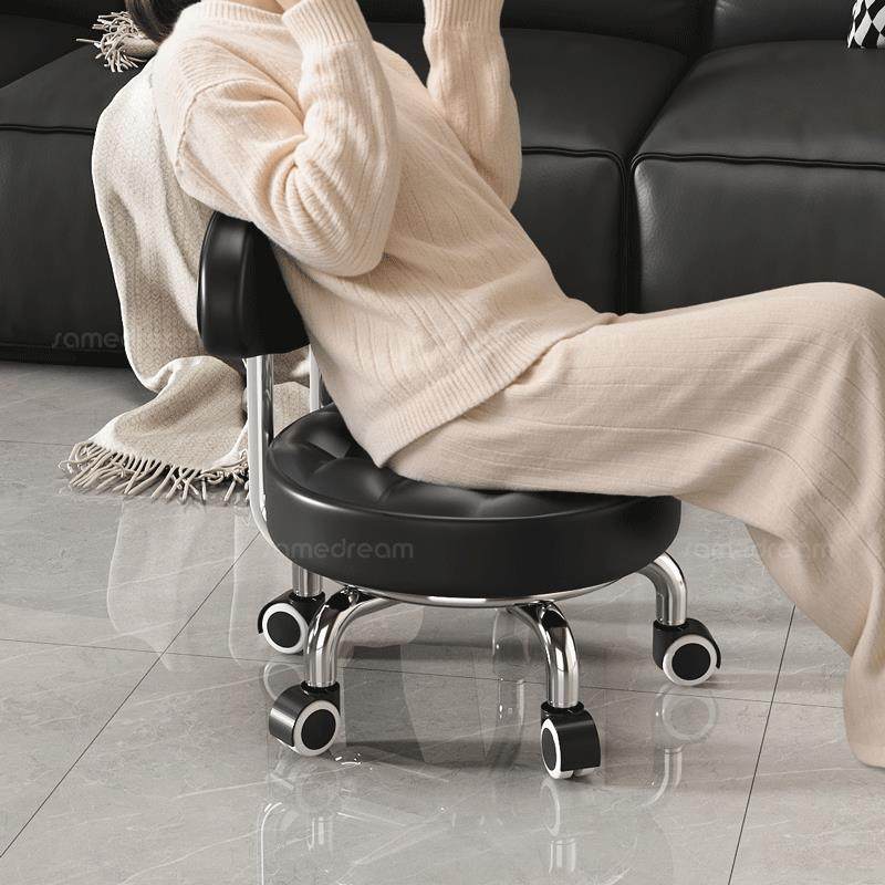 厂家直销万向轮小凳子滑轮移动凳子家用矮凳客厅带轮靠背椅子矮凳,美容美体仪器,其它面部美容工具配件,淘宝优惠券,粉丝福利购,淘宝优惠卷