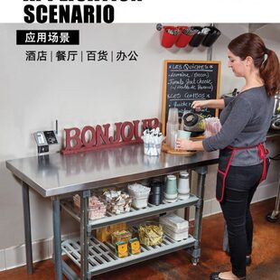 CAMBRO 移动操作台下2层货架储物间地下室台下式杂物收纳架置物架