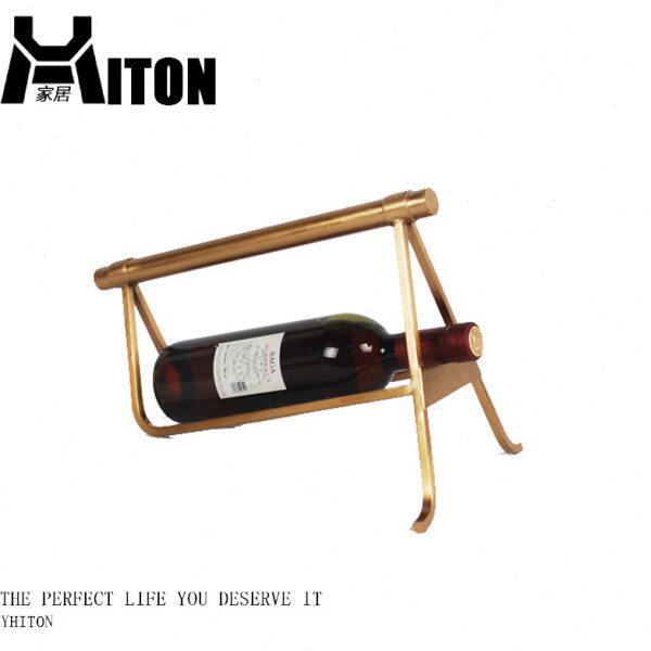 创意红酒架摆件家用客厅酒柜装饰品现代轻奢北欧葡萄酒瓶架子摆设