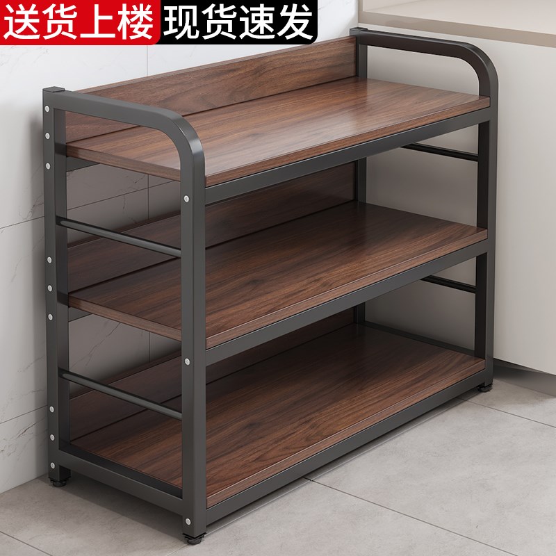 厨房置物a架落地多层家用切菜桌子备菜台微波炉专用多功能收纳架