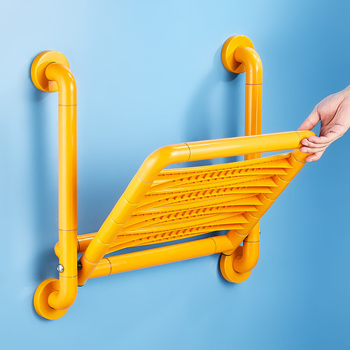 浴室折叠座椅卫生间老人安全防滑壁挂凳残疾人无障U碍扶手洗澡凳