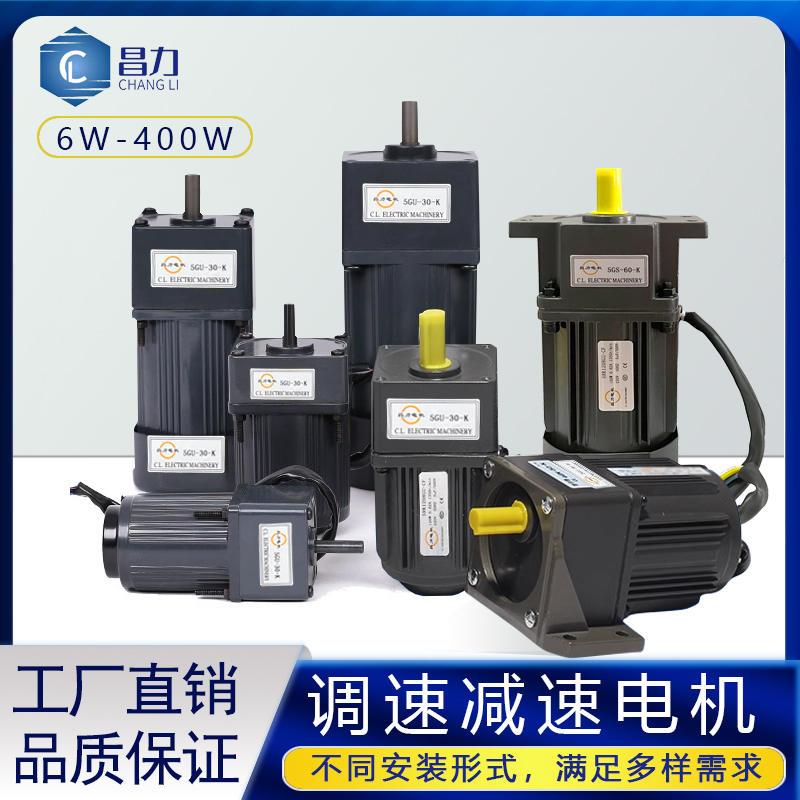 调速器齿轮减速机电动马达 6W-400W 单相/三相 R220V/380V
