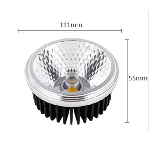 LED防眩光车铝10w20w30w内胆格栅天花灯光源AR111内胆射灯豆胆灯