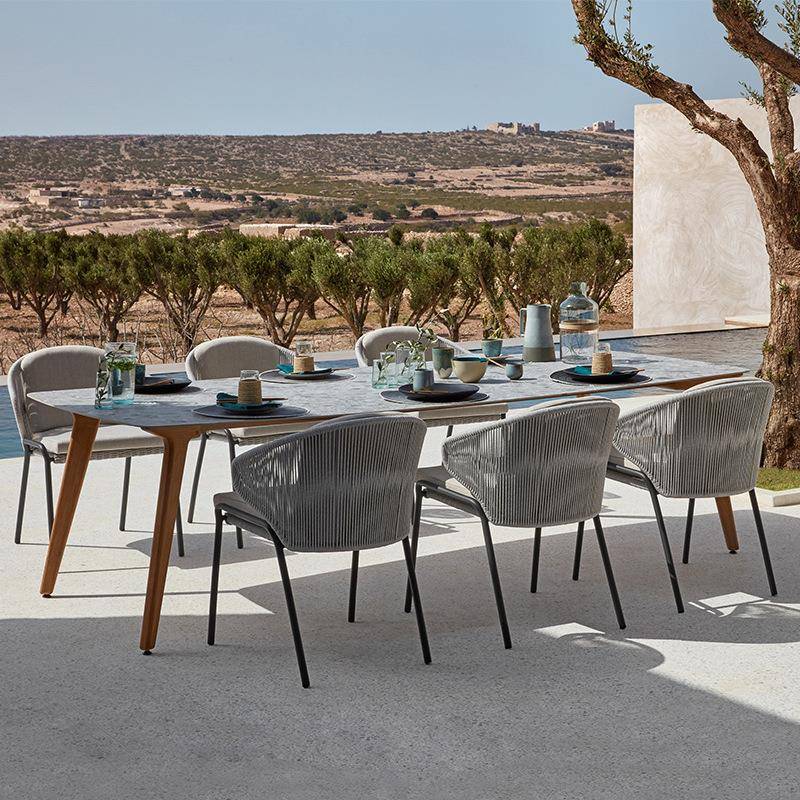 户外桌椅露台休闲藤椅组合庭院阳台桌椅简约咖啡厅餐桌椅藤编家具