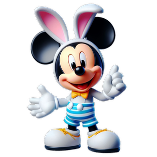 可爱米奇米妮贴纸儿童房幼儿园门柜行李箱装 饰自贴纸贴画防水P140