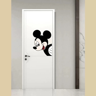 米奇门贴纸自粘防水防潮卧室房间装饰创意卡通可爱儿童房墙贴P251