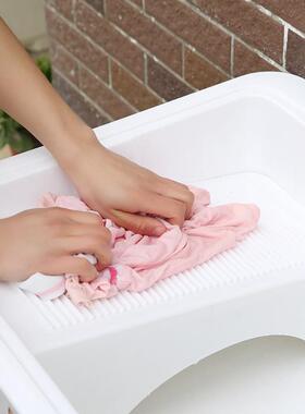 跨境塑搓料衣洗衣户池带板阳台塑料水槽65066外洗手池家用洗槽拖