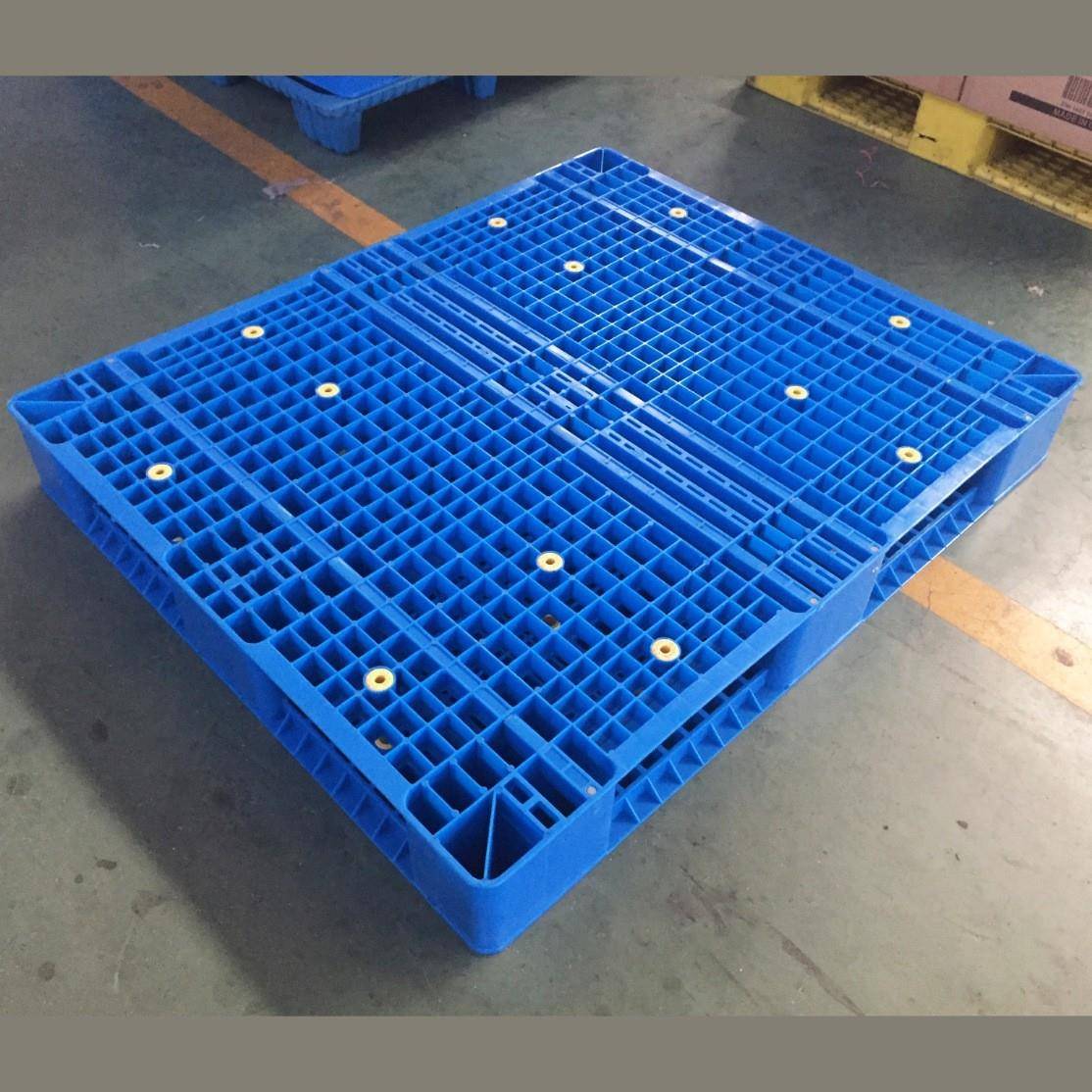 格双焊接塑料面BXS托盘体双面塑胶卡网板一可翻转仓库堆码网格栈
