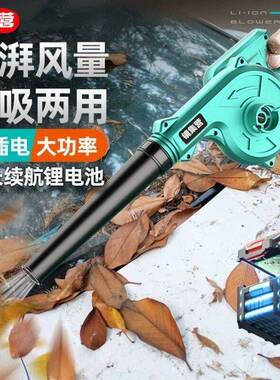 锂AEZ电电式吹风机无线业电动大功率鼓风吸尘尘家用无线充工吹灰