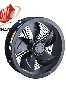 外转子轴流风机矮筒Y便F4D-250型号体工业排气扇积QJT小易换位携