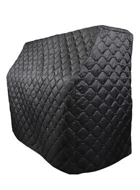 立式钢琴罩加棉加厚皮质琴包边XKM钢琴全罩脏黑色尘耐防水钢套防