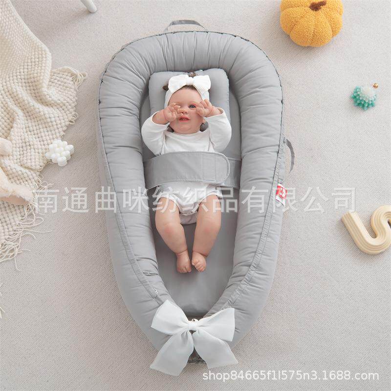 婴亚马新TYO款儿床襁褓护躺翼防惊跳床中床可折叠便携式婴逊儿椅