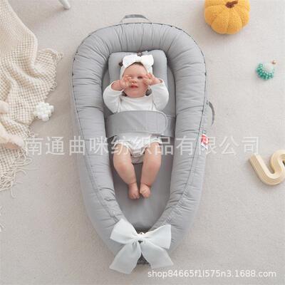 婴亚马新TYO款儿床襁褓护躺翼防惊跳床中床可折叠便携式婴逊儿椅