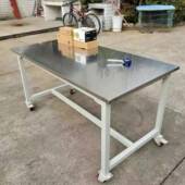 锈钢工作不台生产车间流水线作台打包DZN台钳桌工台洁操净桌多工