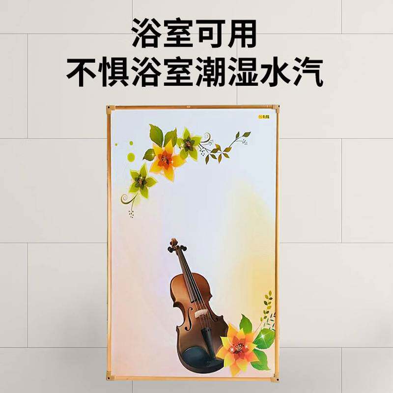 碳晶石墨烯发热板家用浴室装饰壁挂电暖画整屋供暖加热板厂家